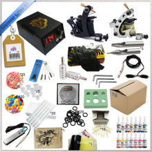 Tipo de tatuagem mais barato 2 kit armas tatuagem tinta starter tattoo kit